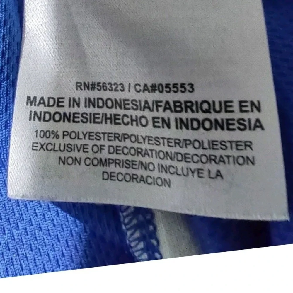 Nike Polo Shirt Mens Blue Norm Core Athleisure Logo Short Sleeve Top Relaxed Fit